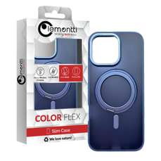 Husa de protectie pentru iPhone 16 Pro Max, albastru, cu suport rotativ, Shield MagSafe Lemontti