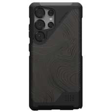 Husa de protectie pentru Samsung Galaxy S25 Ultra, Topography Black, Metropolis LT Magnetic, UAG