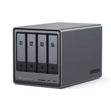 Network Attached Storage DXP4800, Intel N100 Quad-Core, 4-Bay, 8GB DDR5, HDMI 4K (Diskless), Ugreen
