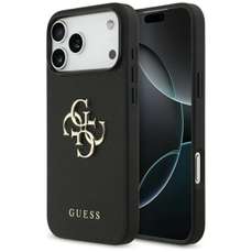 Husa de protectie pentru iPhone 17 Pro Max, 4G Grained Big and Classic Logo, Guess