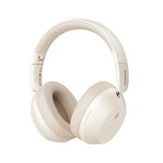 Casti on-ear, alb, bluetooth 5.3, autonomie 50 ore, 3D Surround, Bass 35 Max Baseus