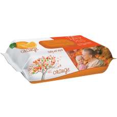 Servetele umede pentru copii, 120 buc/pachet, capac, Orange, Sleepy