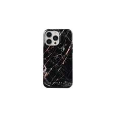 Husa de protectie pentru iPhone 14 Pro Max, Dual Layer Rose Gold Marble, Burga