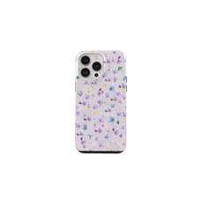 Husa de protectie pentru iPhone 14 Pro Max, Dual Layer Wildflower, Burga