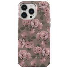 Husa de protectie pentru iPhone 14 Pro Max, Dual Layer Vintage Glamour, Burga