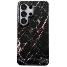 Husa de protectie pentru Samsung Galaxy S26 Ultra, Dual Layer Magnetic Rose Gold Marble, Burga