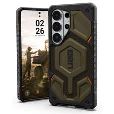 Husa de protectie pentru Samsung Galaxy S26 Ultra, Kevlar Element Green, Monarch Pro Magnetic UAG 21451311397B