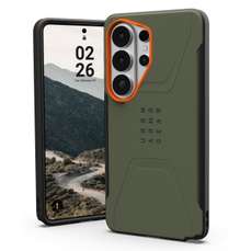 Husa de protectie pentru Samsung Galaxy S26 Ultra, Olive Drab / Orange, Civilian Magnetic UAG
