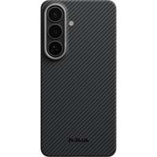 Husa de protectie pentru Samsung Galaxy S26, Edge Ultra-Slim Case, negru/gri, Pitaka KS2601