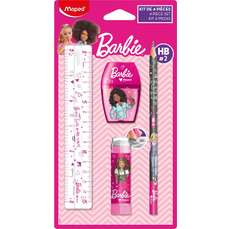 Set scoala, 4 piese, Barbie Maped