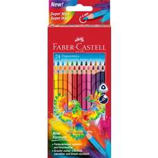 Creioane colorate 24culori/set Ergonomics Faber Castell-FC116544