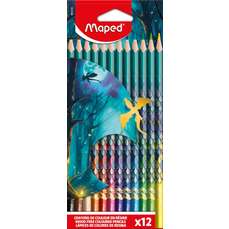 Creioane colorate 12culori/set, Dragon Maped