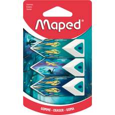 Guma cauciuc sintetic, 3buc/blister, Dragon Pyramid Maped