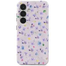 Husa de protectie pentru Samsung Galaxy S25, Dual Layer Wildflower, Burga