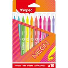 Carioca 10 culori/set Color Peps Neon Maped