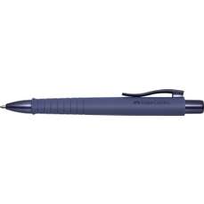 Pix retractabil, albastru, corp bleumarin, Amurg, Poly Ball Urban 2025, Faber Castell - FC241111