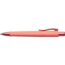 Pix retractabil, albastru, corp coral, Poly Ball Urban 2025, Faber Castell - FC241125