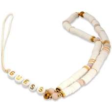 Snur telefon, Heishi Beads, alb, Guess