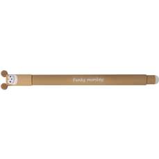 Roller albastru, varf 0,7mm, Erasable Maimuta Eberhard Faber - EF582110