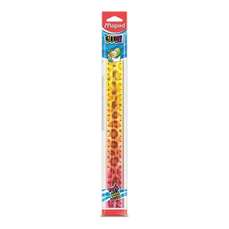 Rigla plastic color, 30cm, girafa, Twist'n Flex Animals Maped