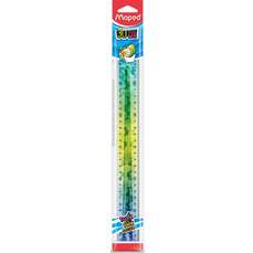 Rigla plastic color, 30cm, sarpe, Twist'n Flex Animals Maped