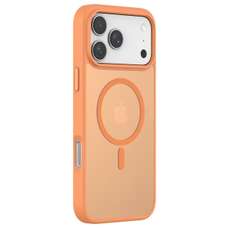 Husa de protectie pentru iPhone 17 Pro Max, Pino Series Magnetic Shockproof,portocaliu, Devia