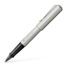 Roller negru, corp argintiu mat, Hexo, Faber Castell - FC140595