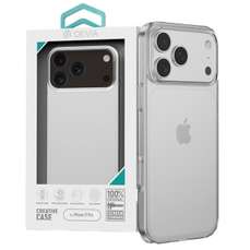 Husa de protectie pentru iPhone 17 Pro, Silicon Naked, transparent, Devia