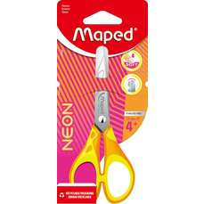 Foarfeca 13 cm, galben/portocaliu, blister, Neon Maped