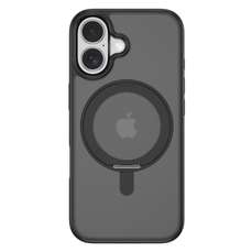 Husa de protectie pentru iPhone 17, Eleguard Series Magnetic Shockproof, negru, cu suport, Devia