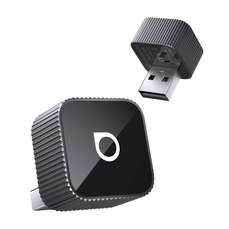 Adaptor wireless CarPlay si Android Auto, Plug and Play 2-in-1, negru, Mini Cube 3.0 2025 Ottocast CP88-T2