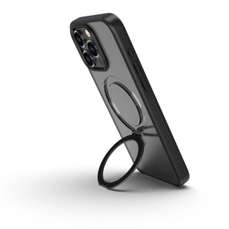 Husa de protectie pentru iPhone 15 Pro, Delight Series Magnetic, negru, cu suport, Devia