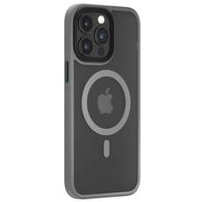 Husa de protectie pentru iPhone 15 Pro, Pino Series Magnetic Shockproof, gri, Devia