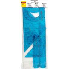 Set geometrie 5 piese color flexibile, Eberhard Faber - EF570010