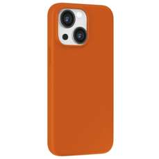 Husa de protectie pentru iPhone 15 Plus, Silicon Nature Series, portocaliu, Devia