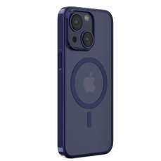 Husa de protectie pentru iPhone 15 Plus, Glimmer Series Magnetic, albastru, Devia