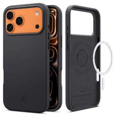 Husa de protectie pentru iPhone 17 Pro Max, Silicone Fit MagSafe, black, Spigen