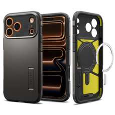 Husa de protectie pentru iPhone 17 Pro Max, Tough Armor T MagSafe, Gunmetal, Spigen