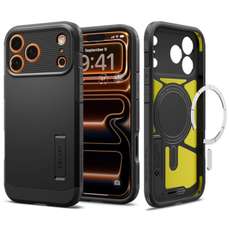 Husa de protectie pentru iPhone 17 Pro Max, Tough Armor T MagSafe, black, Spigen