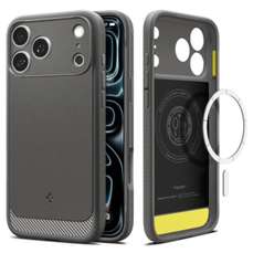 Husa de protectie pentru iPhone 17 Pro Max, Rugged Armor MagSafe, grey, Spigen