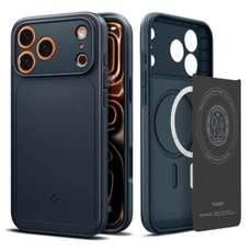 Husa de protectie pentru iPhone 17 Pro Max, Thin Fit MagSafe, Metal Slate, Spigen
