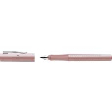Stilou plastic, corp rose pal, varf B, Grip 2011 Faber Castell FC140814