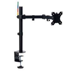 Suport monitor, brat ajustabil si extensibil, cu fixare pe birou, negru, SmartFit Kensington