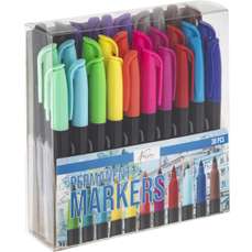 Permanent marker 30 culori/set, varf 1,5mm, AR0151/GE, Nassau Fine Art