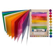 Carton color oglinda, asortat 10 culori, A4, 250g/mp, CR0044/GE, Grafix