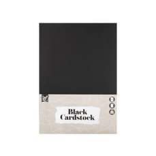 Carton A4, 220g, colorat in masa negru (black), 10coli/set, Grafix