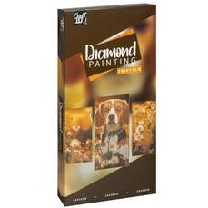 Set creativ pictura cu diamante Triptych - Landscape, Caine, Grafix