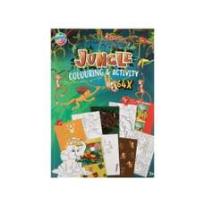 Carte de colorat A4 cu activitati, Jungle, 150069, Grafix