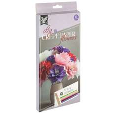 Accesorii craft - Set flori creponate, 6buc/set, Grafix