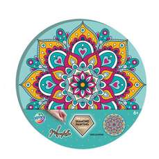 Set creativ pictura cu diamante rotunda, 30cm, albastru, Mandala Grafix